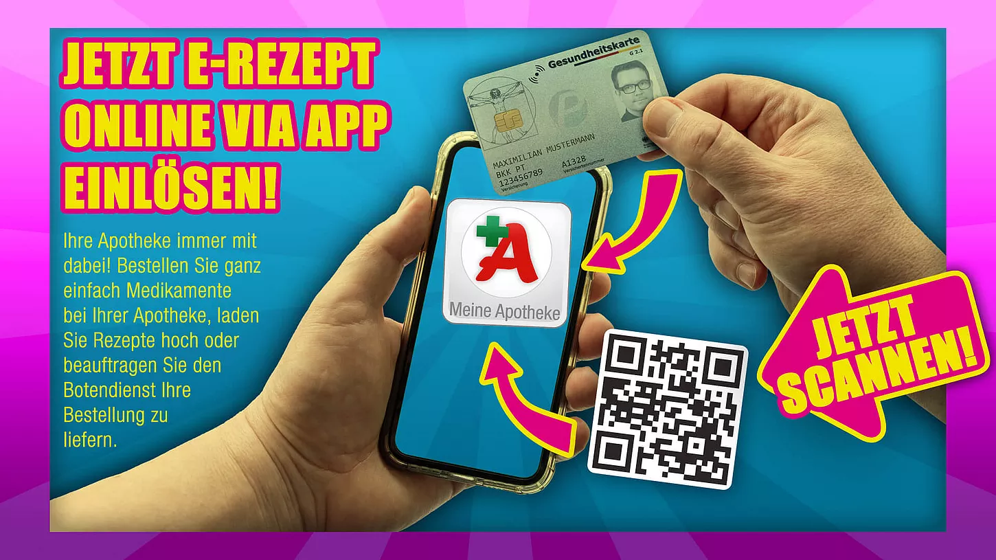Meine Apotheke E-Rezept via App einlsen